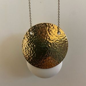Long Gold Pendent Necklace